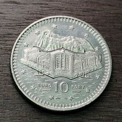 【铜匠收藏】★第128场★散币场，无佣金，30包邮。不满30元，支付5元运费。《接受代拍 代送NGC评级》 - 直布罗陀  1993年 10便士  海岛城堡 青年女王