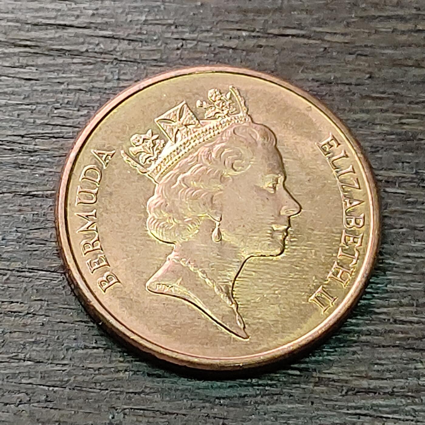 【铜匠收藏】★第128场★散币场，无佣金，30包邮。不满30元，支付5元运费。《接受代拍 代送NGC评级》 英属百慕大 1991年 1分