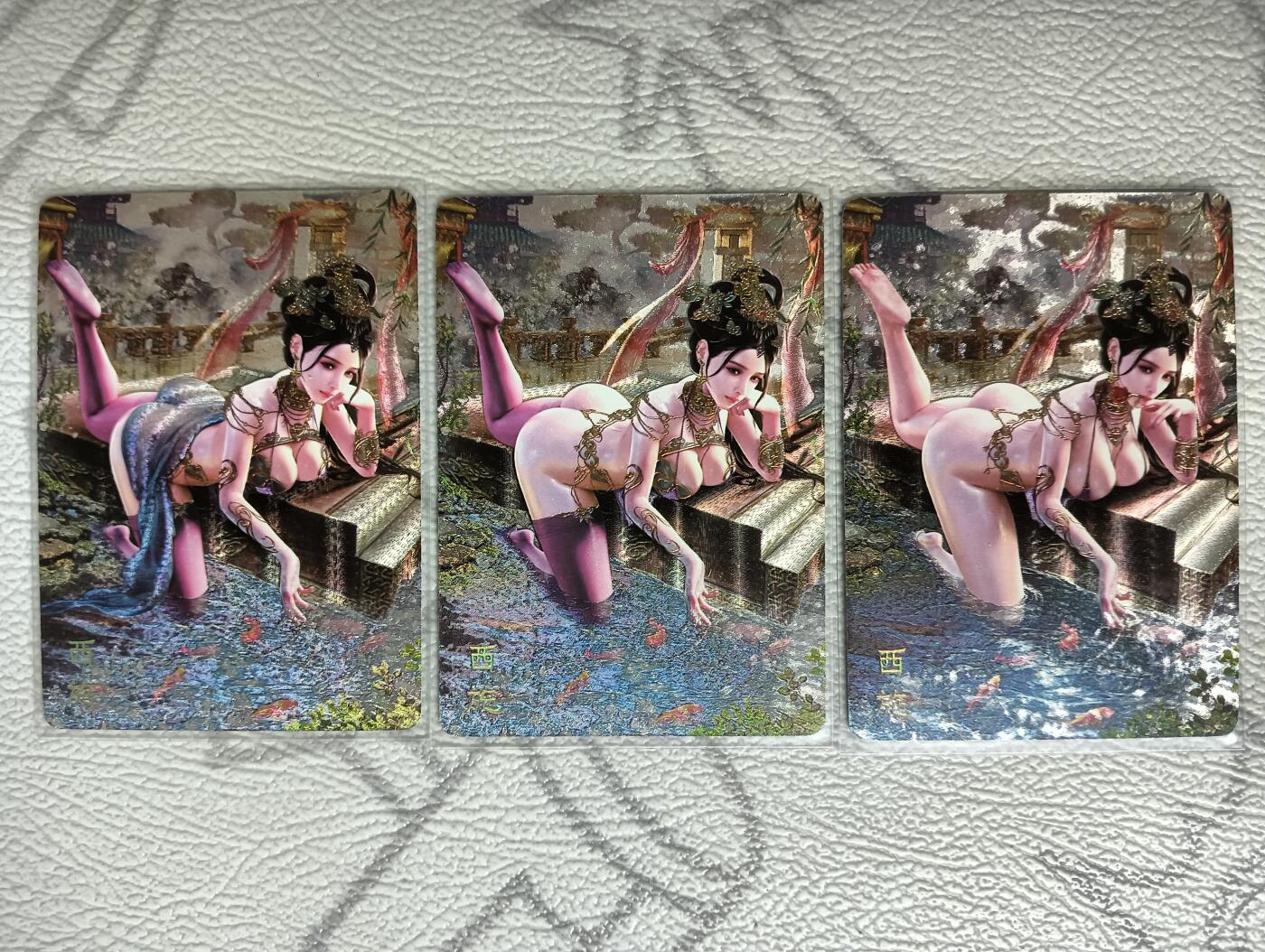 花开卡拍第34期（8月17号周日截拍，品控勿拍!!!拍品不寄存，运费5元，自制卡难免瑕疵，可能存在轻微撞角爆边等出厂瑕疵，品控介意勿拍！）