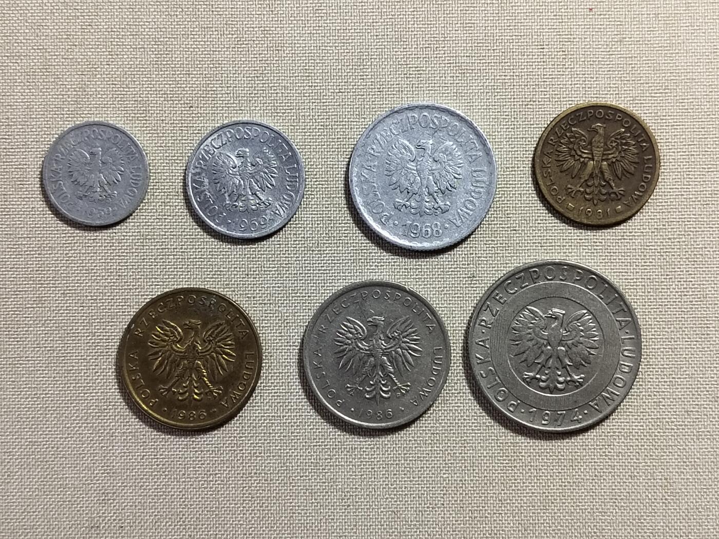 波兰硬币一组