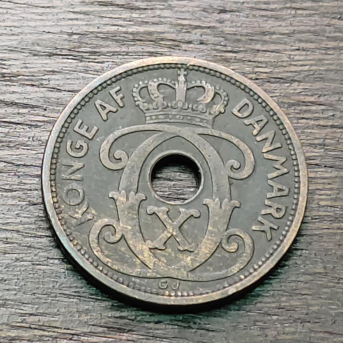 【铜匠收藏】★第127场★散币场，无佣金，30包邮。不满30元，支付5元运费。《接受代拍 代送NGC评级》 丹麦 1927年 2欧尔