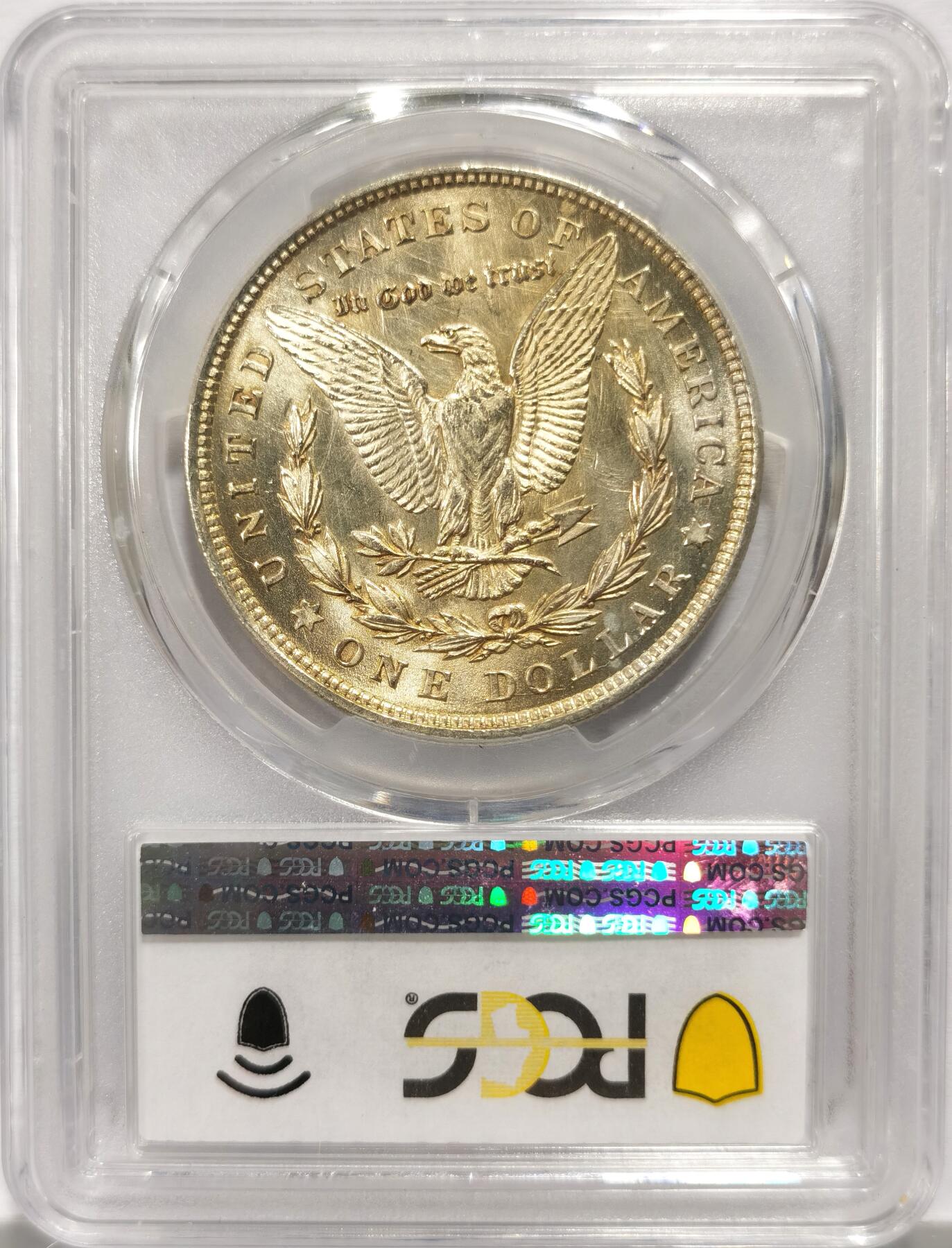 博洋堂世界钱币拍卖第135期（全场包邮）【请留意本场发货时间变化】 PCGS MS64 美国1921摩根，摩根末年关门款，64分可藏品质了。