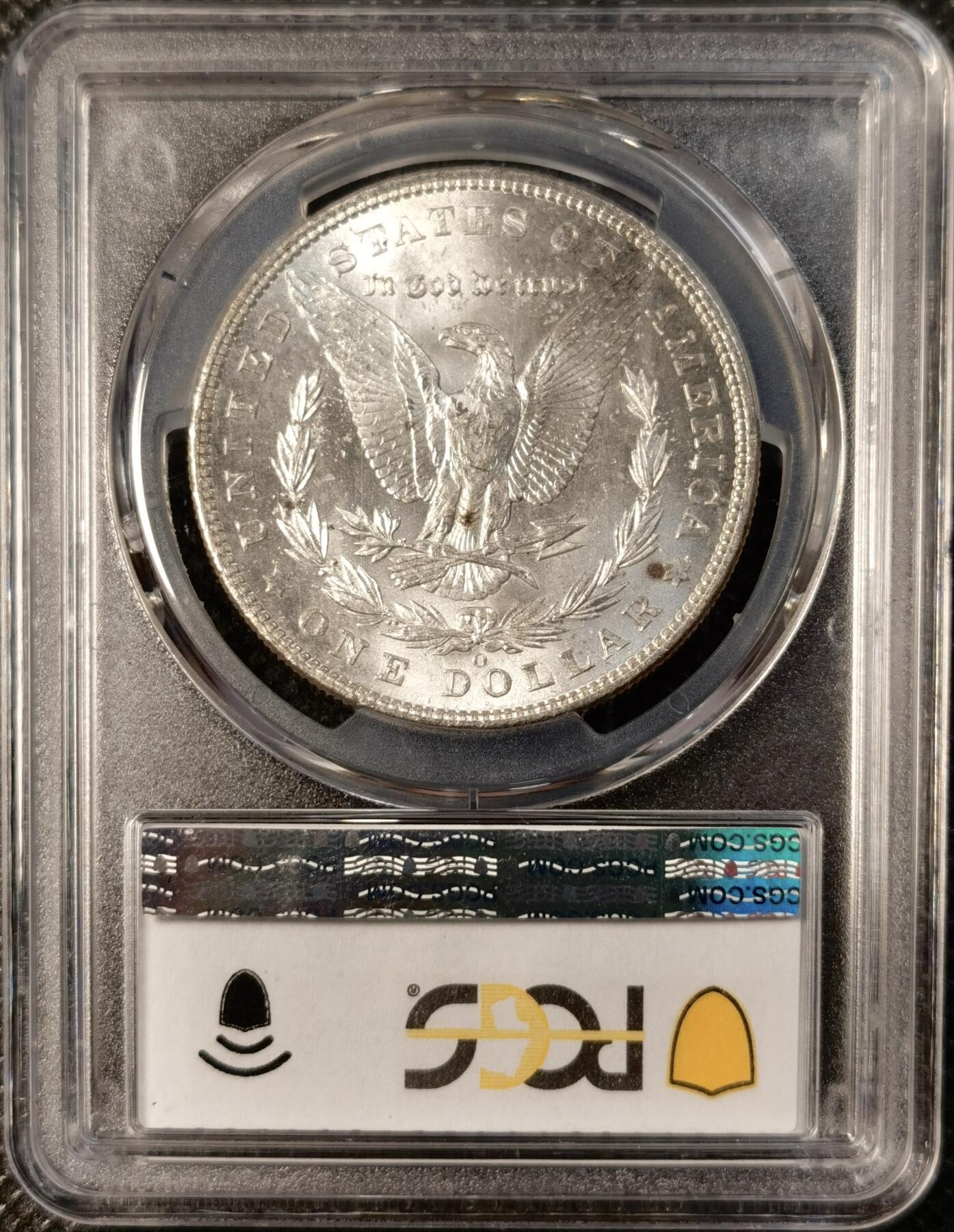 甄臻铺-世界币章拍卖（第29期），送拍享返佣金等优惠多多 PCGS-MS64 1901年O版摩根，不多见的年份