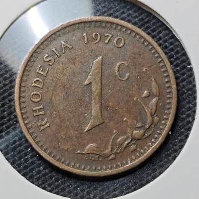 KK钱币收藏小铺 第323期 2月预留时间 周末发货 - 1970罗德西亚1分