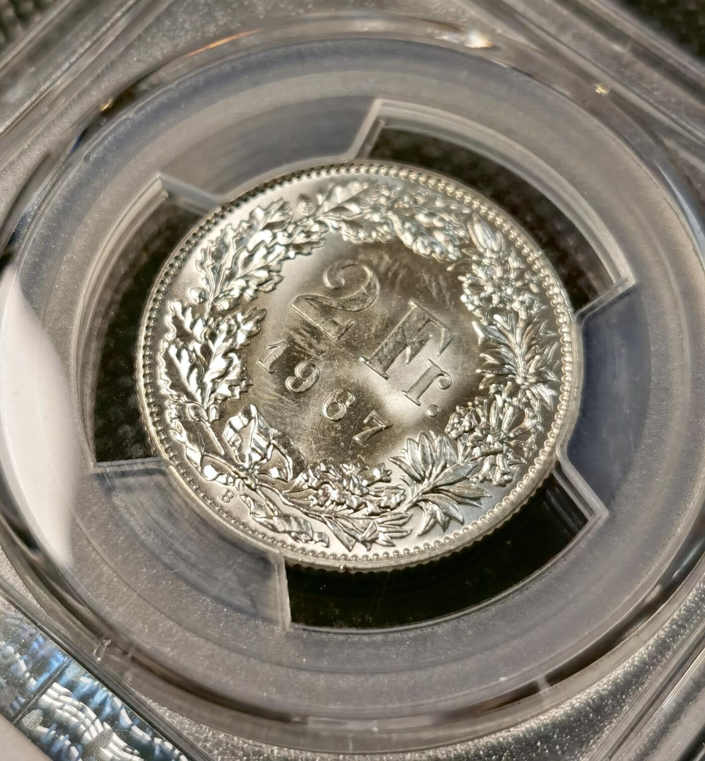 甄臻铺-世界币章拍卖（第29期），送拍享返佣金等优惠多多 PCGS-MS66 瑞士1/2、1、2法郎三枚一套