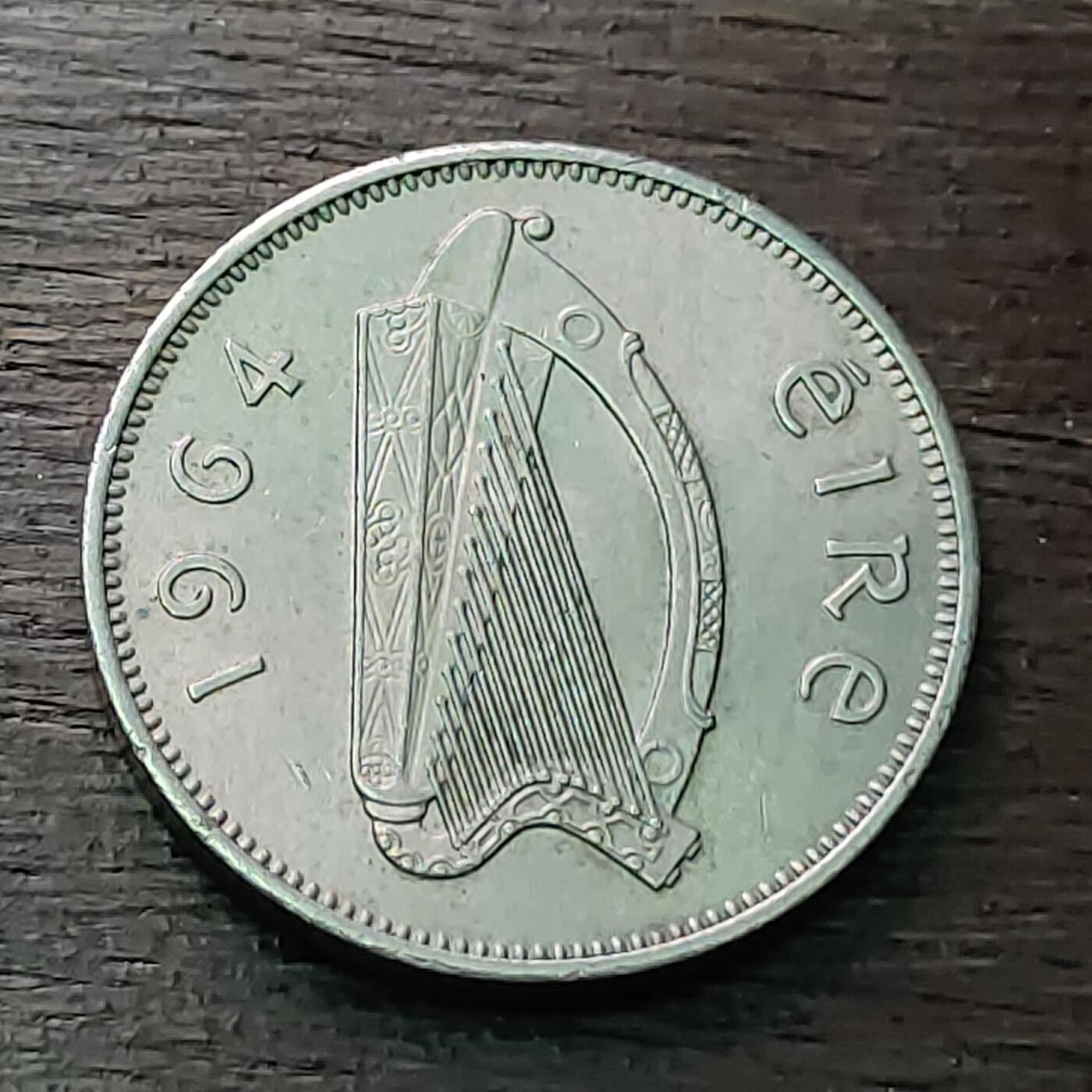 【铜匠收藏】★第128场★散币场，无佣金，30包邮。不满30元，支付5元运费。《接受代拍 代送NGC评级》 爱尔兰 1964年 6便士