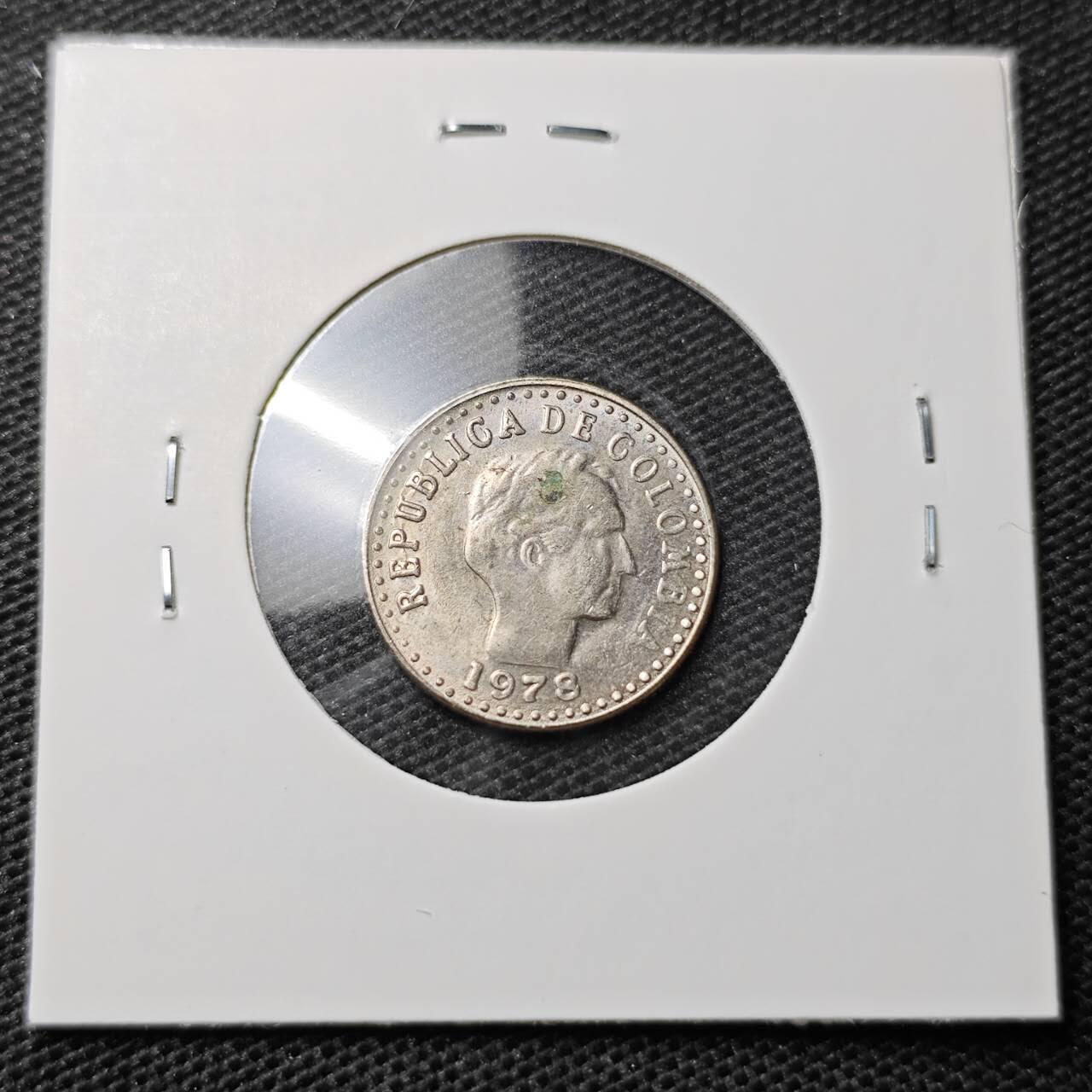 KK钱币收藏小铺 第323期 2月预留时间 周末发货 1978哥伦比亚10分
