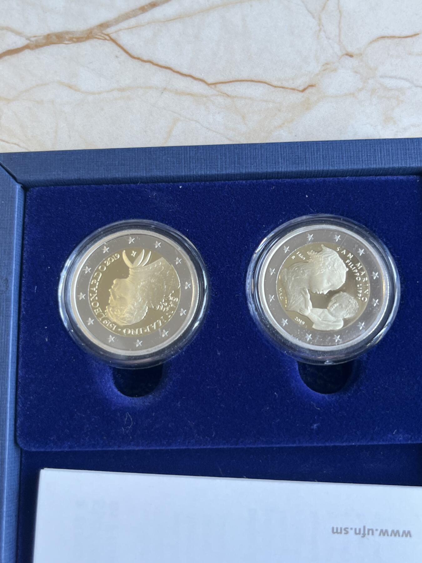 第172期拍卖【长期征集拍品】 圣马力诺2019年精制纪念币10枚全套