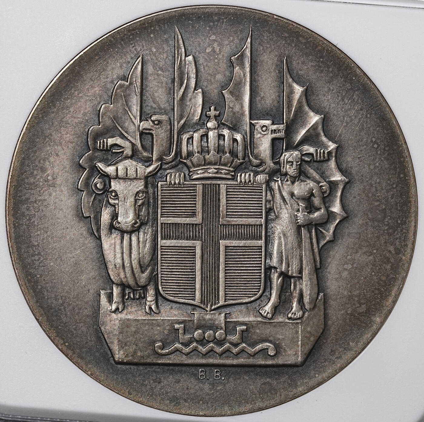 修遠堂世界钱币第八十一期 NGC MS62 1930年冰岛议会千年纪念10克朗大银币