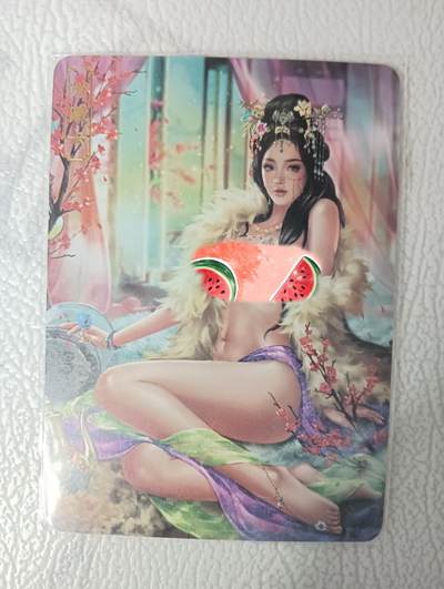 花开卡拍第34期（8月17号周日截拍，品控勿拍!!!拍品不寄存，运费5元，自制卡难免瑕疵，可能存在轻微撞角爆边等出厂瑕疵，品控介意勿拍！） - 卡将绝代芳华 妹喜艺术版 彩闪 