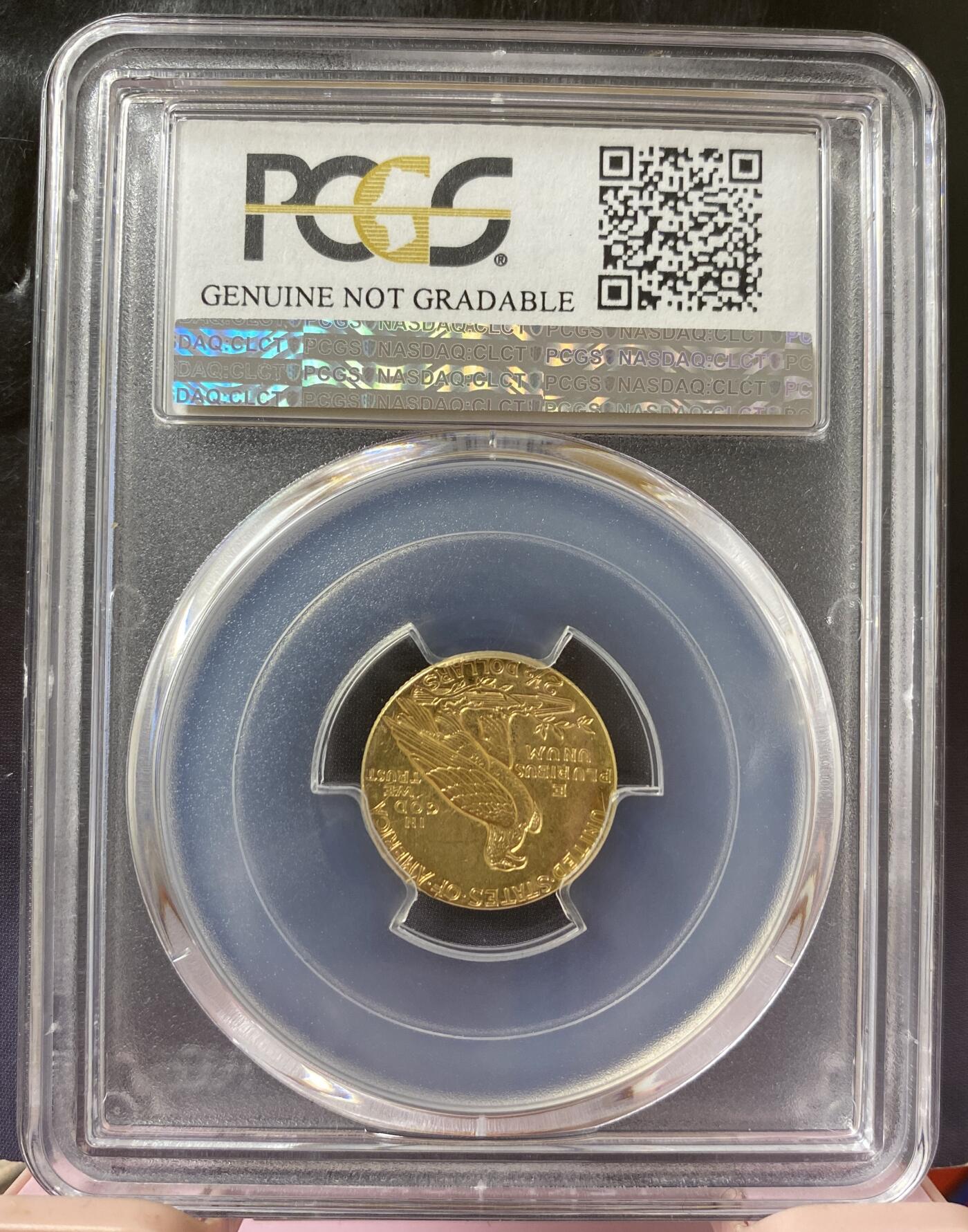 梧彩钱庄捡漏拍8月 1915 年美国$2.50美元金币