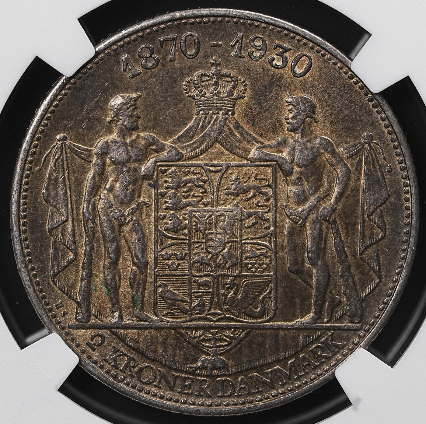 修遠堂世界钱币第八十一期 NGC评级 丹麦2克朗银币两枚