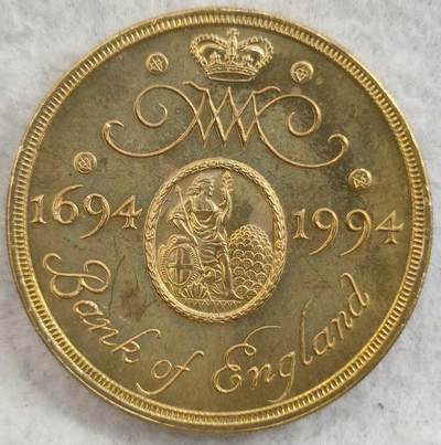 G&W世界散币，银币处理专场（第27场） - 英国1994年2磅   英格兰银行成立300周年