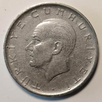 布加迪🐬～世界钱币(上海)🌾第 235 期 /  各国套币和散币 - 土耳其🇹🇷 1962年 1里拉