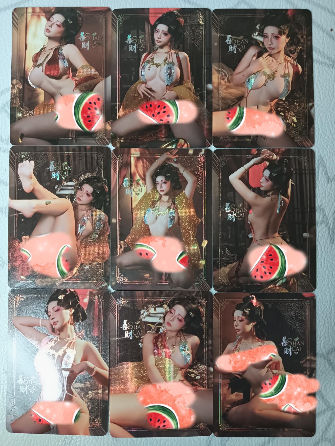 花开卡拍第34期（8月17号周日截拍，品控勿拍!!!拍品不寄存，运费5元，自制卡难免瑕疵，可能存在轻微撞角爆边等出厂瑕疵，品控介意勿拍！）