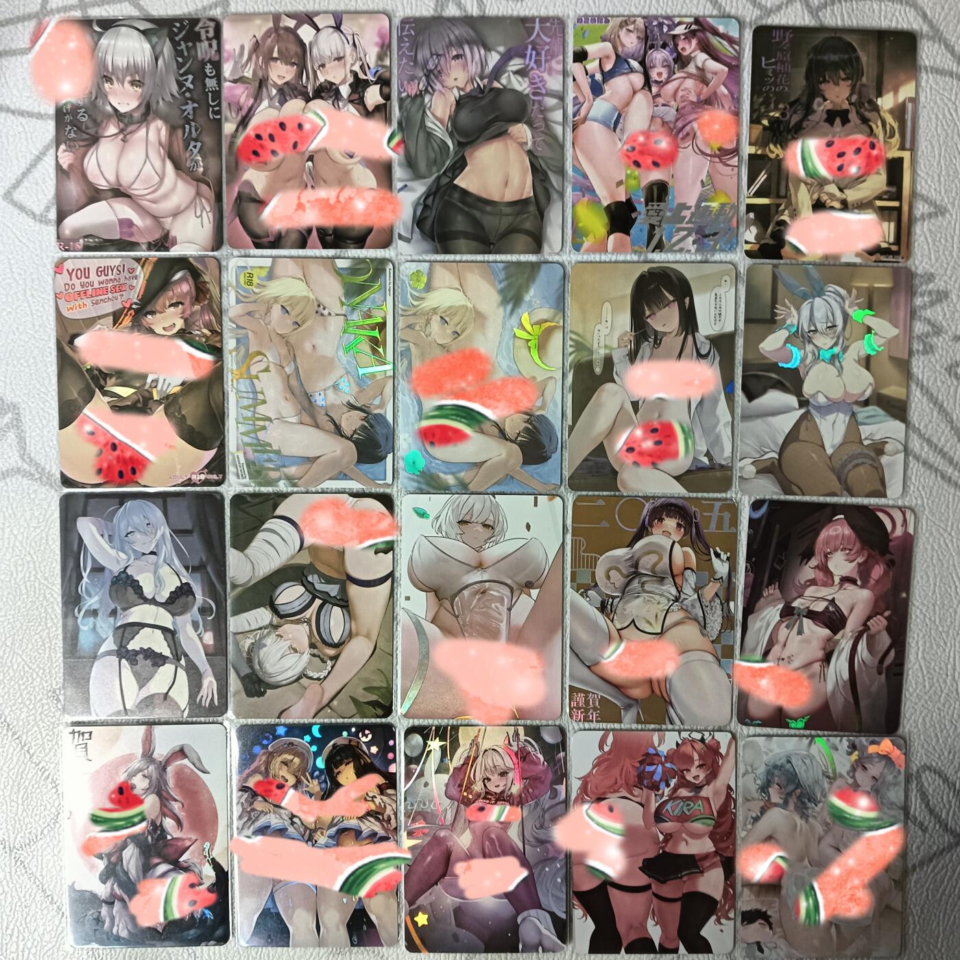花开卡拍第34期（8月17号周日截拍，品控勿拍!!!拍品不寄存，运费5元，自制卡难免瑕疵，可能存在轻微撞角爆边等出厂瑕疵，品控介意勿拍！）