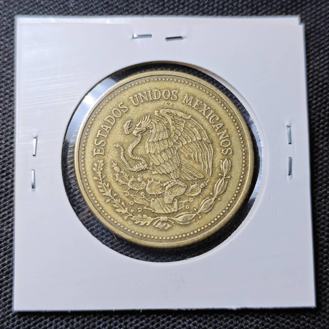 KK钱币收藏小铺 第324期 2月预留时间 周末发货 1988墨西哥1000比索 铜币