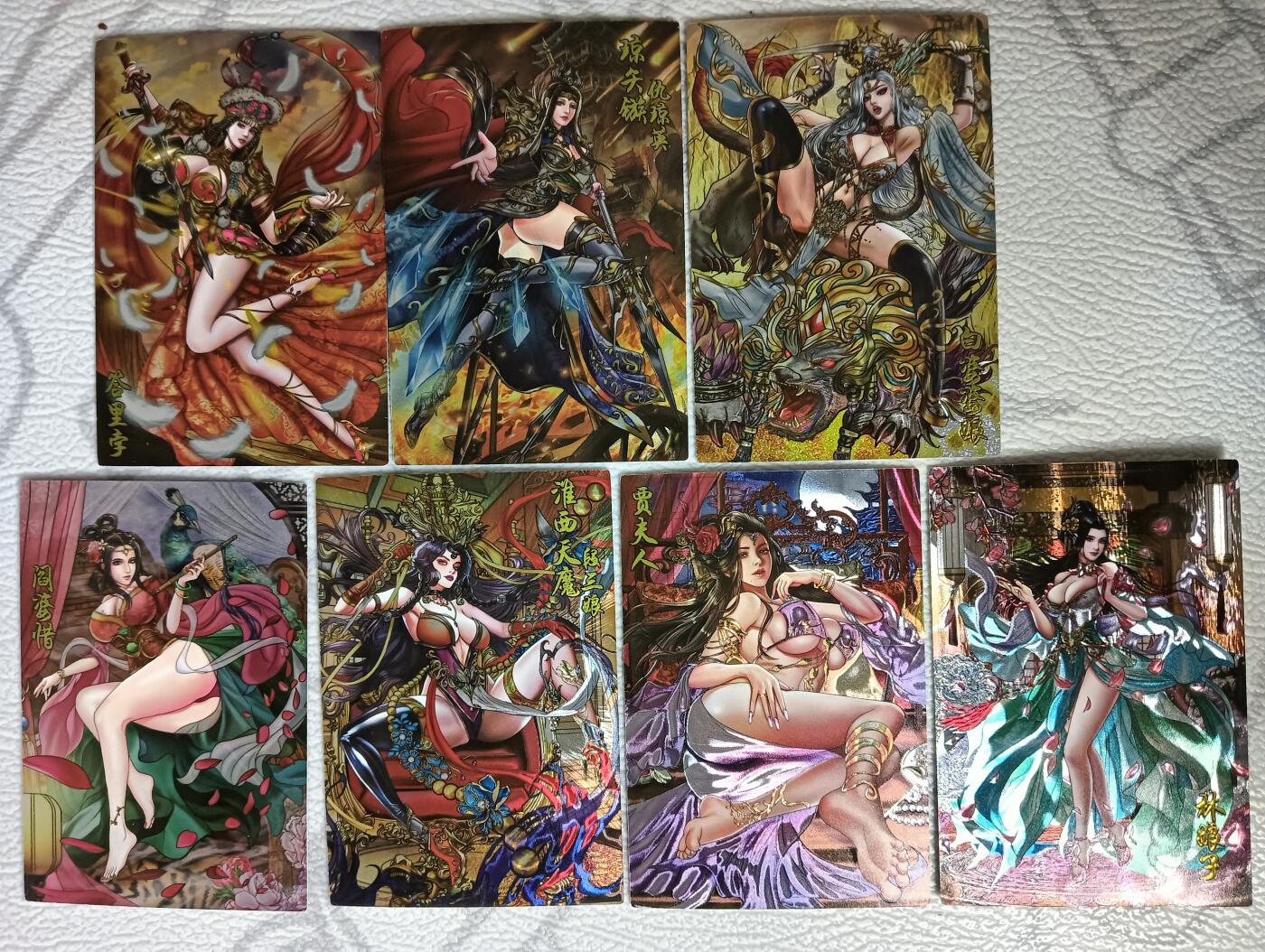 花开卡拍第34期（8月17号周日截拍，品控勿拍!!!拍品不寄存，运费5元，自制卡难免瑕疵，可能存在轻微撞角爆边等出厂瑕疵，品控介意勿拍！）