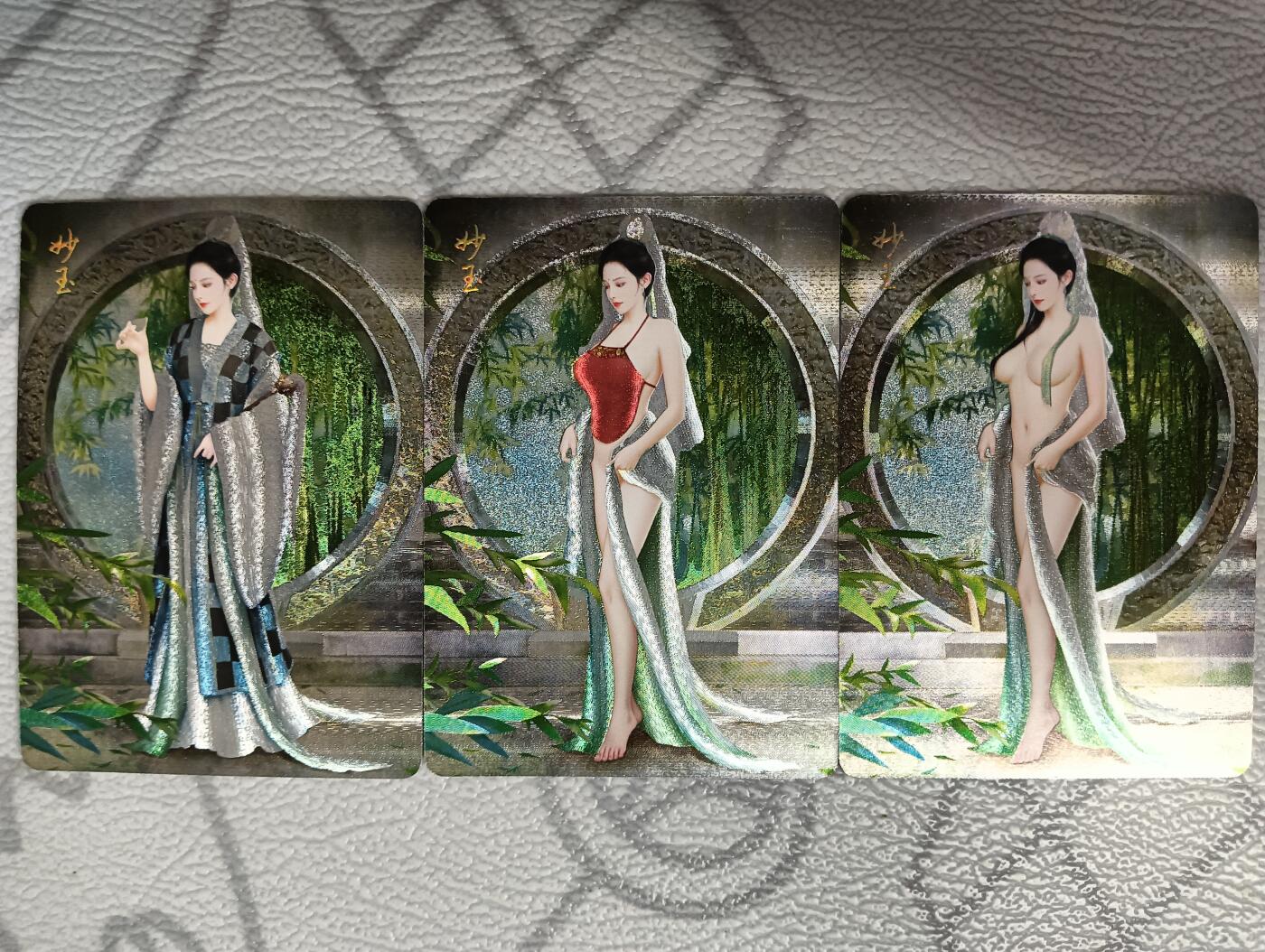 花开卡拍第34期（8月17号周日截拍，品控勿拍!!!拍品不寄存，运费5元，自制卡难免瑕疵，可能存在轻微撞角爆边等出厂瑕疵，品控介意勿拍！）