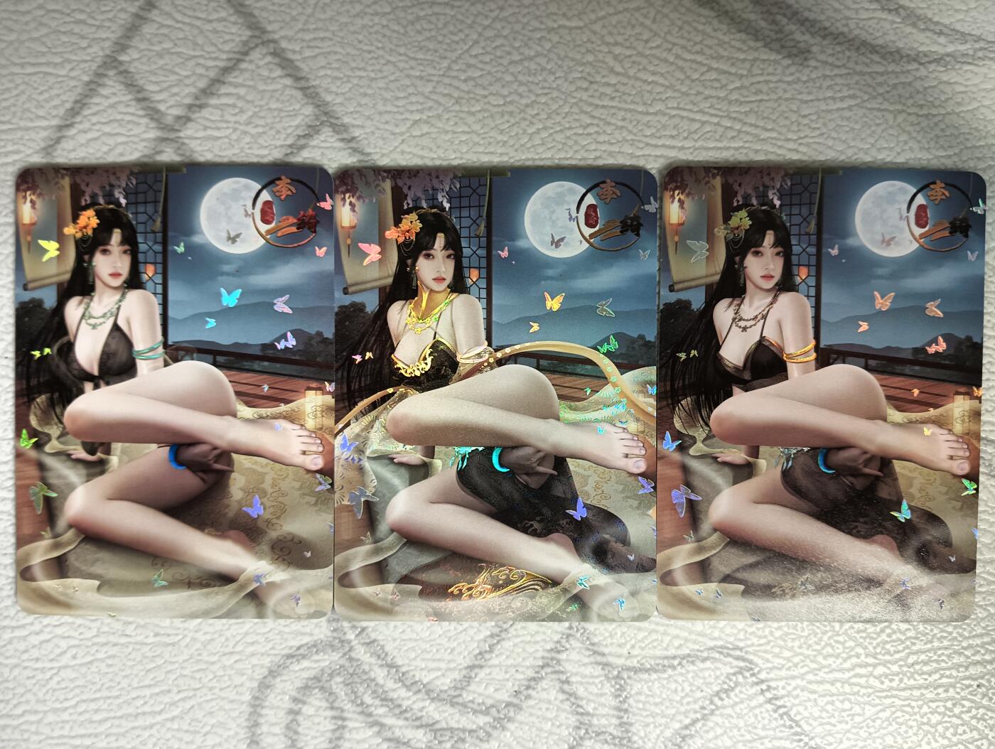 花开卡拍第34期（8月17号周日截拍，品控勿拍!!!拍品不寄存，运费5元，自制卡难免瑕疵，可能存在轻微撞角爆边等出厂瑕疵，品控介意勿拍！）