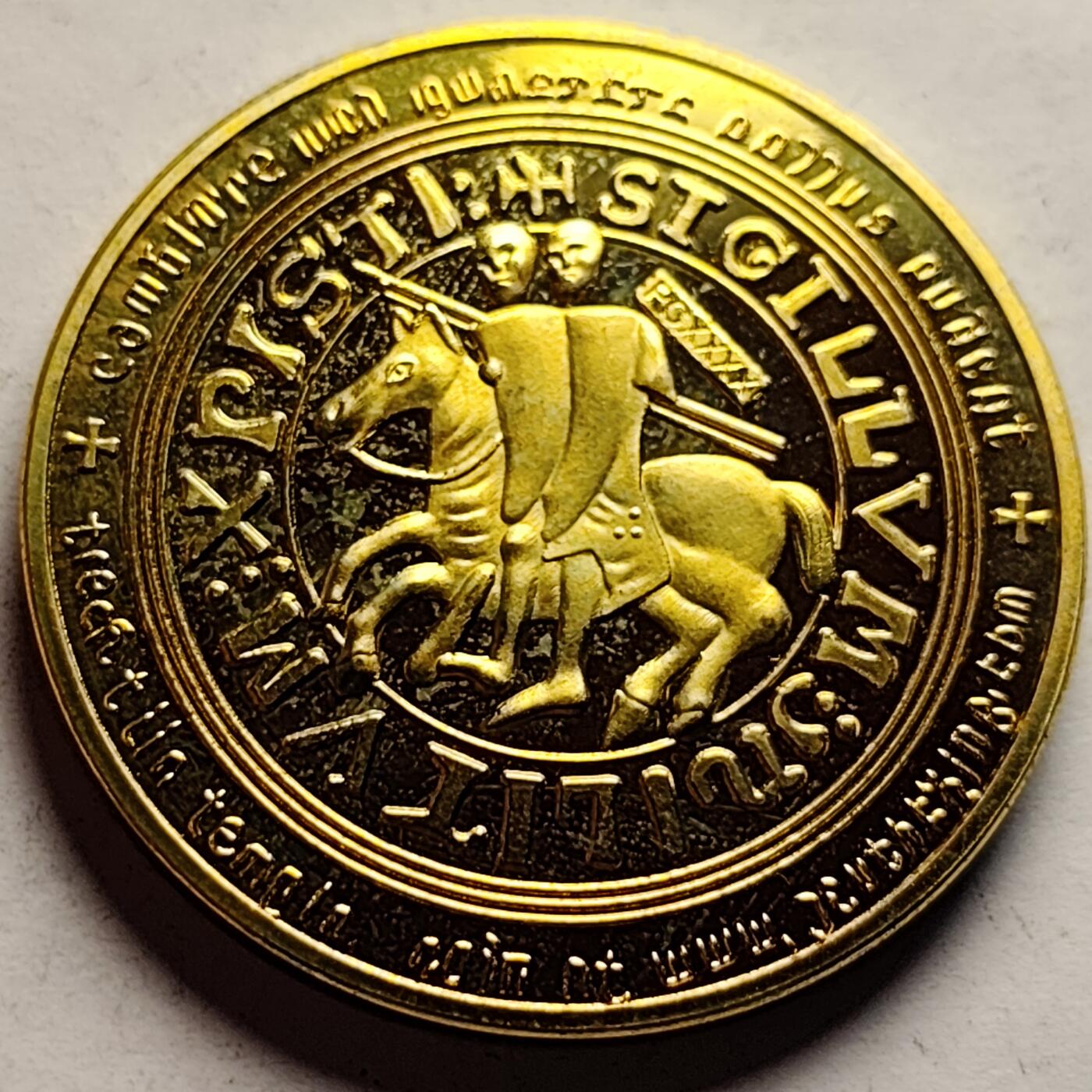 泉币菌-第83场-精品福利场 纪念章 马剑骑士 40×3mm 纪念品