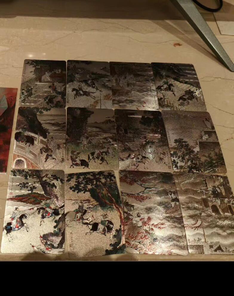 文轩天命三国 云起龙骧 摩点众筹 新华文轩 李志清金协中三国演义文创 权迎东闪卡  文轩三国  金协中故事阵营 粗闪卡12张
