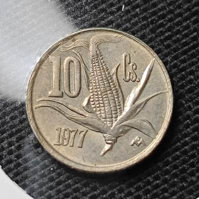KK钱币收藏小铺 第324期 2月预留时间 周末发货 - 1977墨西哥10分 玉米 细节好看
