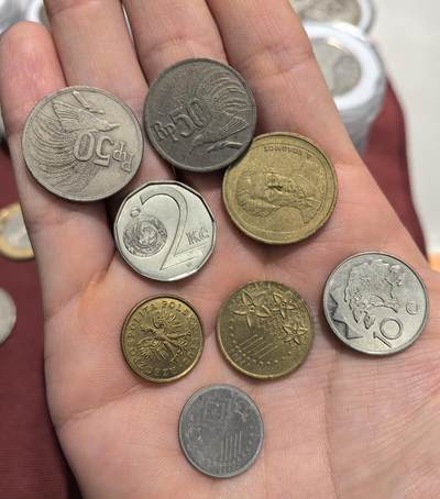 南宋泉阁俄币 外币 国币 专场第十六期【送拍无额外佣金】 - 各类外国钱币一组九枚