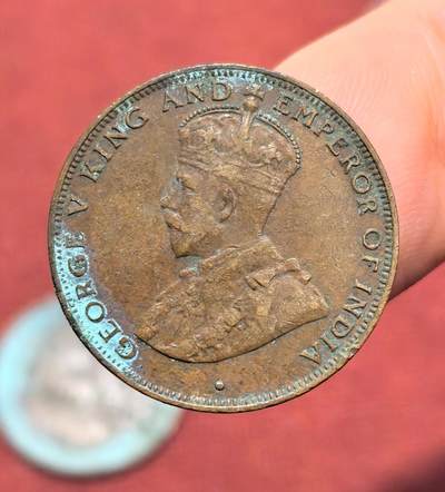 南宋泉阁俄币 外币 国币 专场第十六期【送拍无额外佣金】 - 英属香港 1933年 乔治五世 香港一仙铜币 老包浆 好品