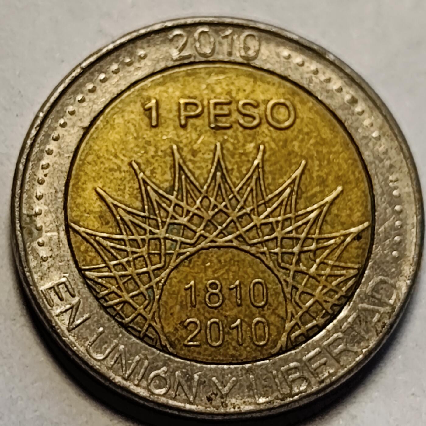 泉币菌-第83场-精品福利场 阿根廷五月革命200周年 双色纪念币