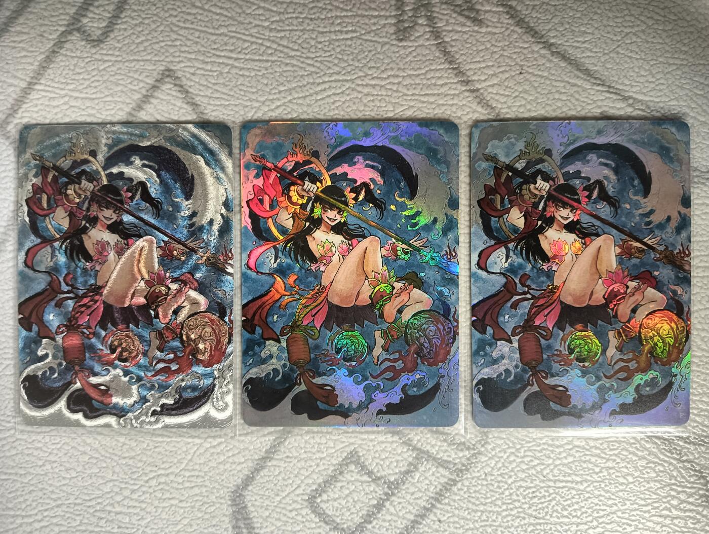 花开卡拍第34期（8月17号周日截拍，品控勿拍!!!拍品不寄存，运费5元，自制卡难免瑕疵，可能存在轻微撞角爆边等出厂瑕疵，品控介意勿拍！）