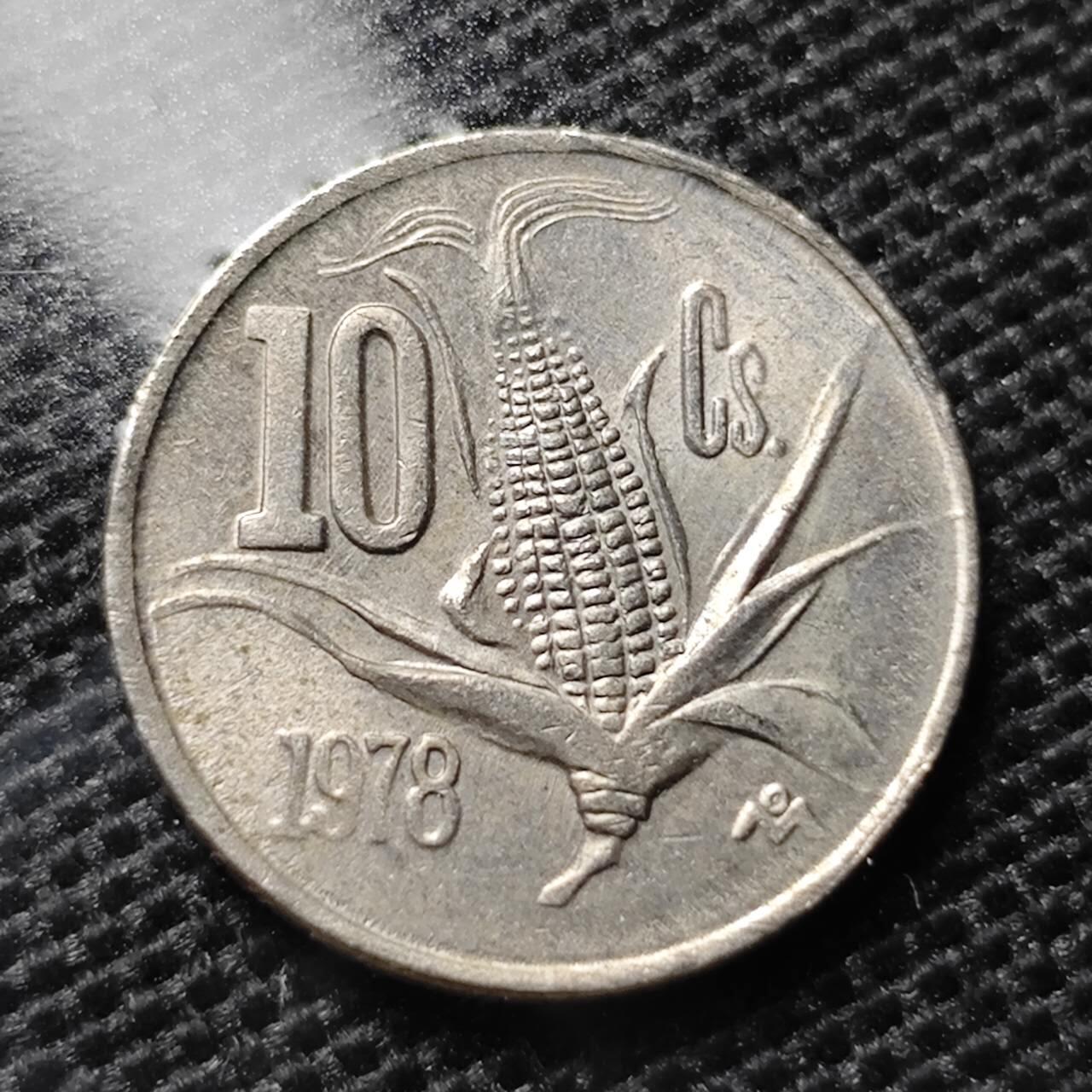 KK钱币收藏小铺 第324期 2月预留时间 周末发货 1978墨西哥10分玉米 