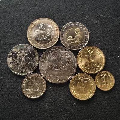 【全场包邮】纯粹捡漏拍452场-低佣金银币套币场 - 葡萄牙