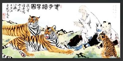 听雨轩名家字画专场 - 高清装饰画  范曾国画i