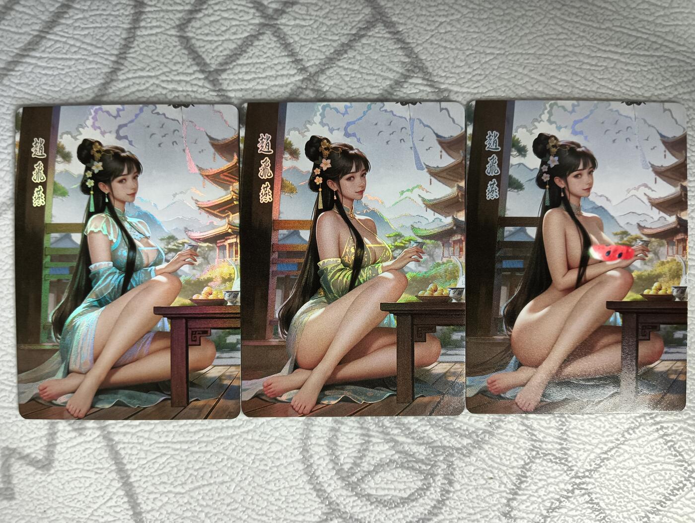 花开卡拍第34期（8月17号周日截拍，品控勿拍!!!拍品不寄存，运费5元，自制卡难免瑕疵，可能存在轻微撞角爆边等出厂瑕疵，品控介意勿拍！）