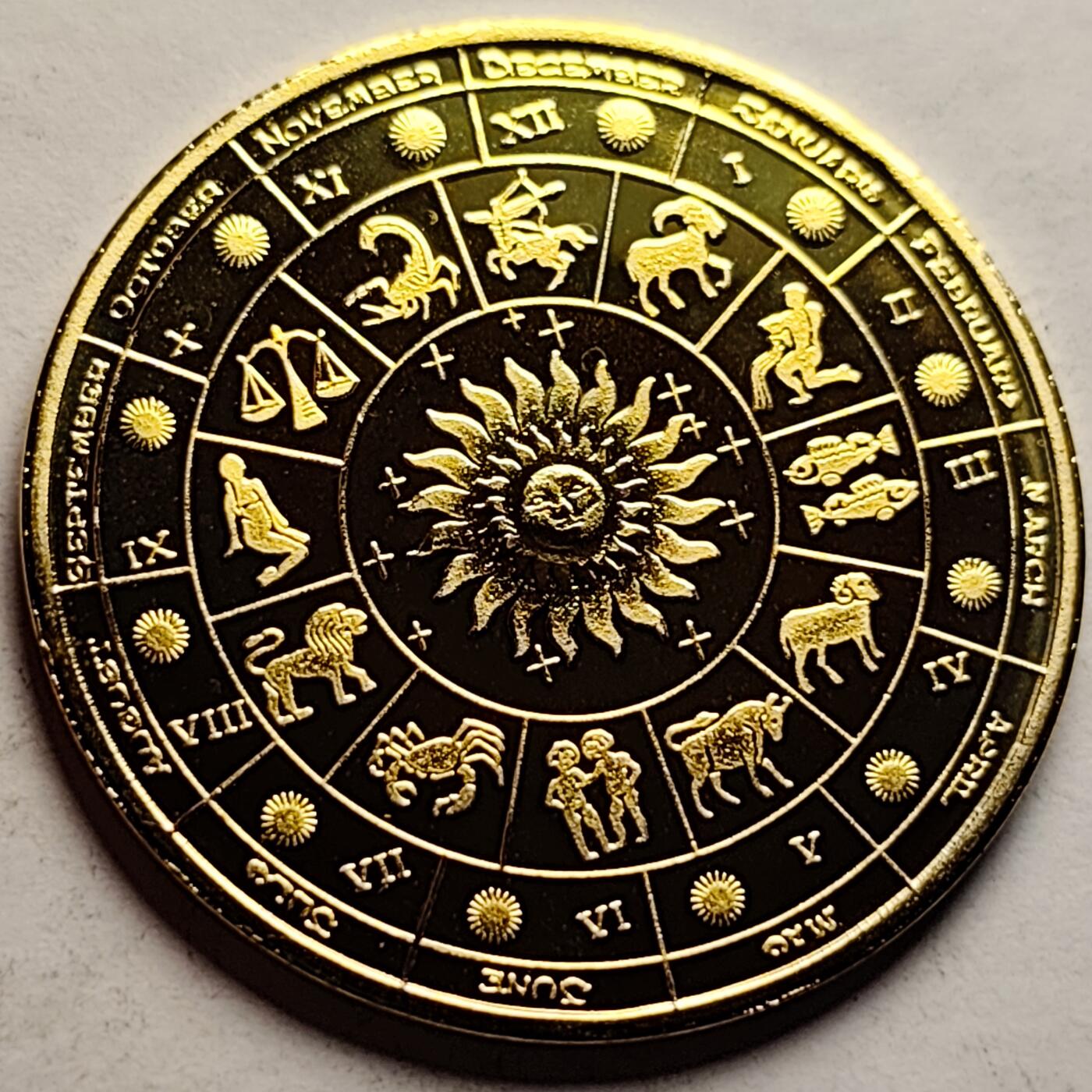 泉币菌-第83场-精品福利场 纪念章 十二星座 天蝎座♏️ 40×1.5mm 纪念品