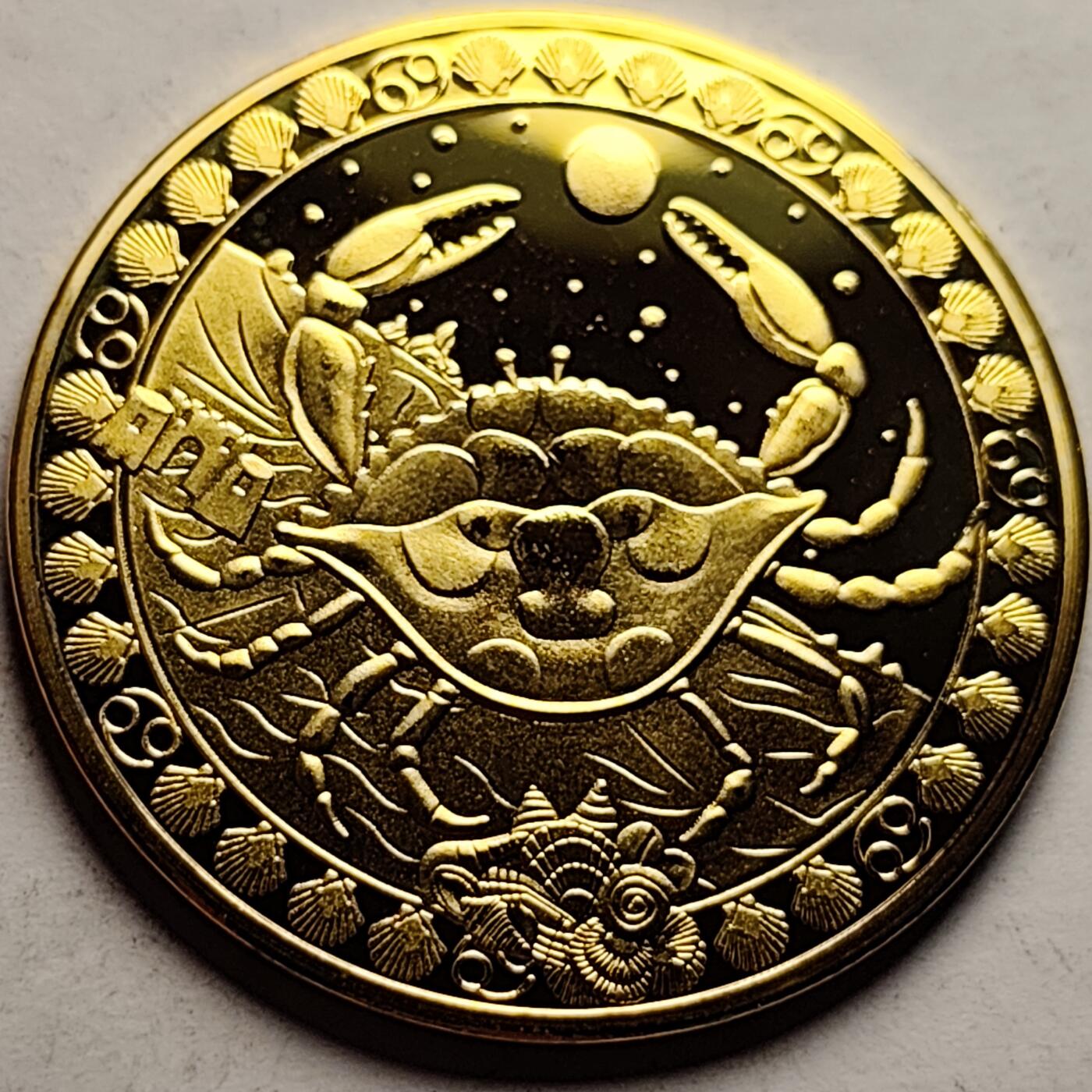 泉币菌-第83场-精品福利场 纪念章 十二星座 天蝎座♏️ 40×1.5mm 纪念品