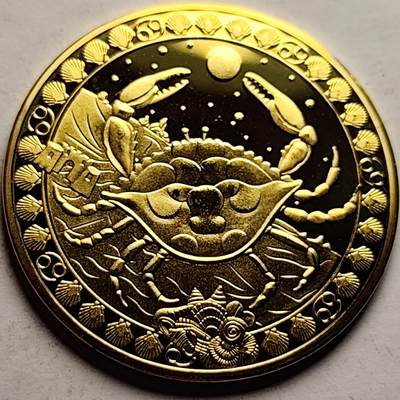 泉币菌-第83场-精品福利场 - 纪念章 十二星座 天蝎座♏️ 40×1.5mm 纪念品