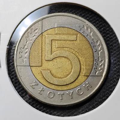 KK钱币收藏小铺 第324期 2月预留时间 周末发货 -  波兰5兹罗提双色币