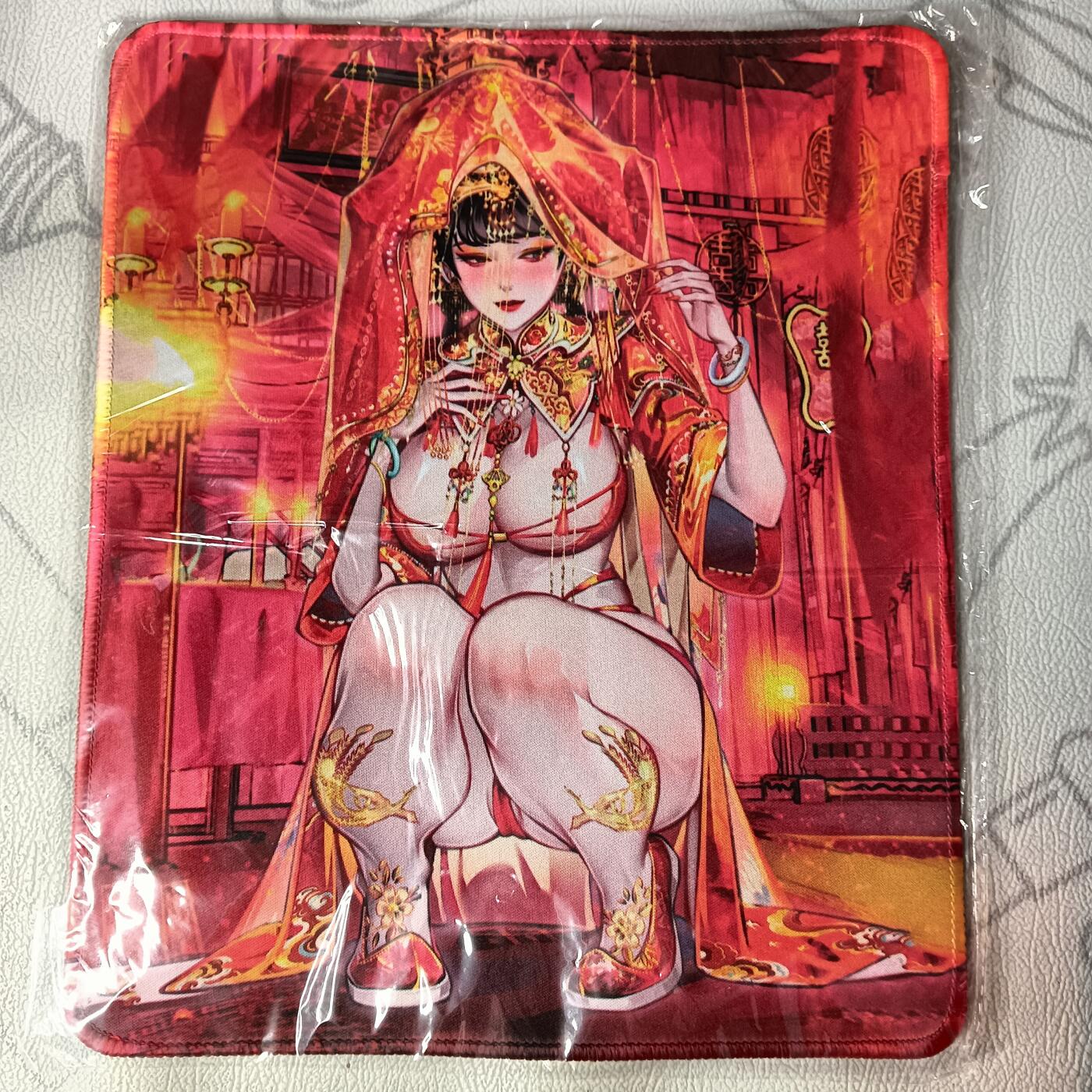花开卡拍第35期（8月24号周日截拍，品控勿拍!!!拍品不寄存，运费5元，自制卡难免瑕疵，可能存在轻微撞角爆边等出厂瑕疵，品控介意勿拍！） 砖家艳绝西游官方鼠标垫  高翠兰 25*30cm，已绝版