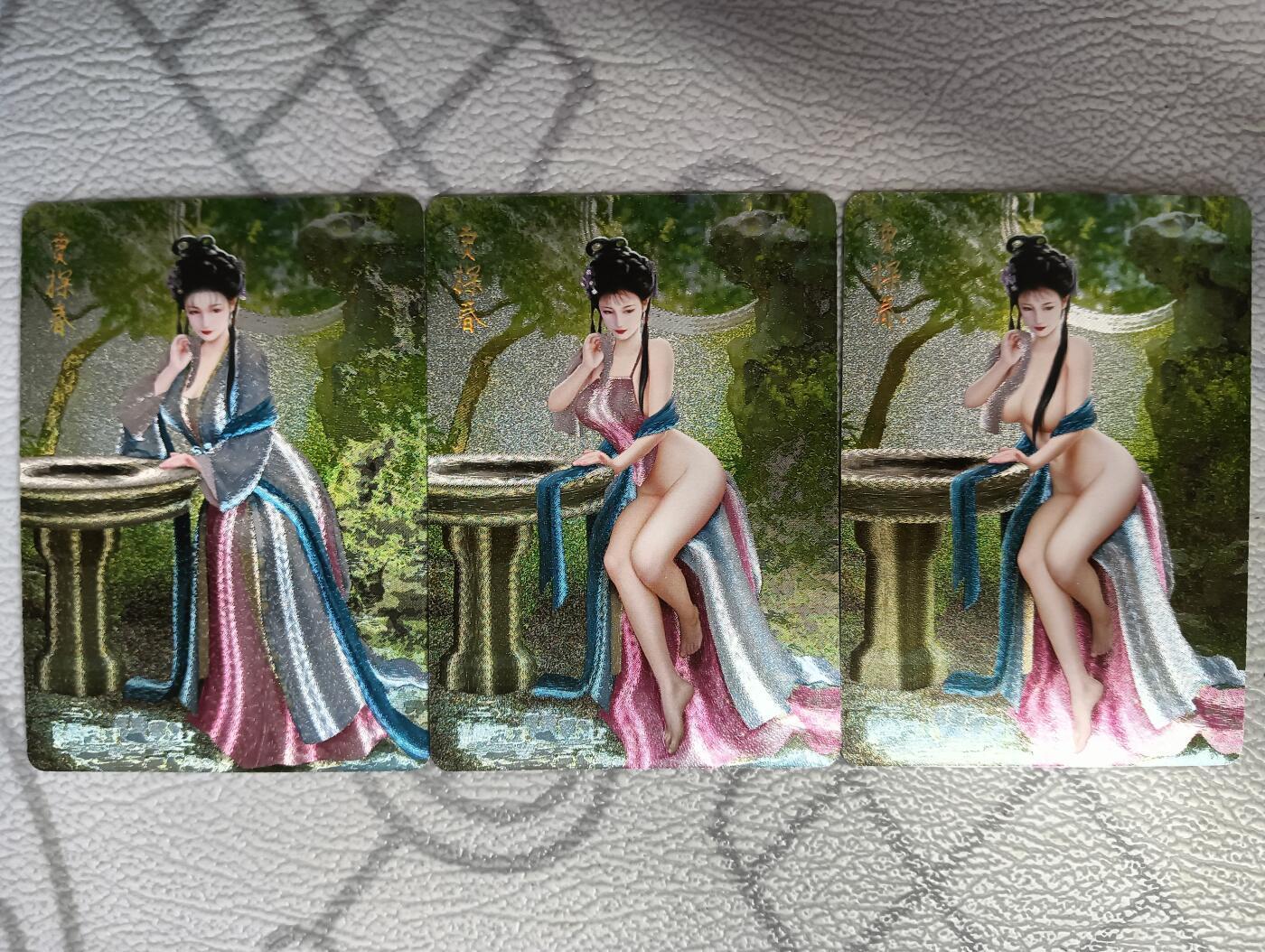 花开卡拍第34期（8月17号周日截拍，品控勿拍!!!拍品不寄存，运费5元，自制卡难免瑕疵，可能存在轻微撞角爆边等出厂瑕疵，品控介意勿拍！）