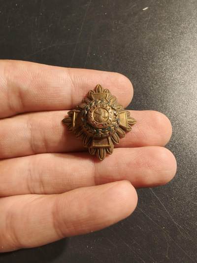 老王徽章第142期 - 英国军衔配饰    巴斯星   一战时期    铜质  
