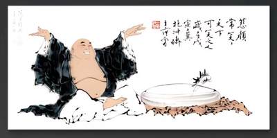 听雨轩名家字画专场 - 高清装饰画  范曾国画a