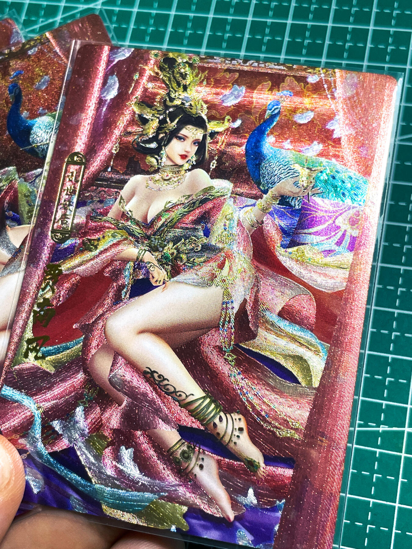 显眼宝27期【关注参拍有赠卡】 独乐乐不如众乐乐 【顶级收藏 防爆涂边介意慎拍】卡玩帕克 百花谱 贾南风一套三张 超华丽服饰 粗闪工艺 63*88