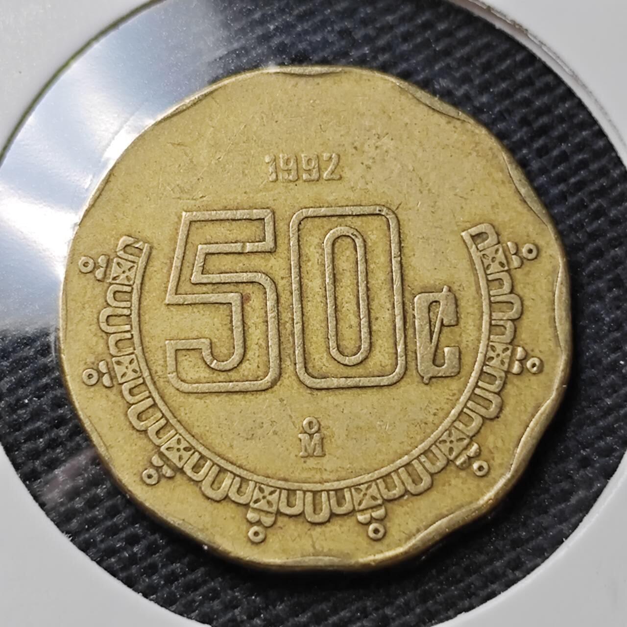 KK钱币收藏小铺 第324期 2月预留时间 周末发货 1992墨西哥50分