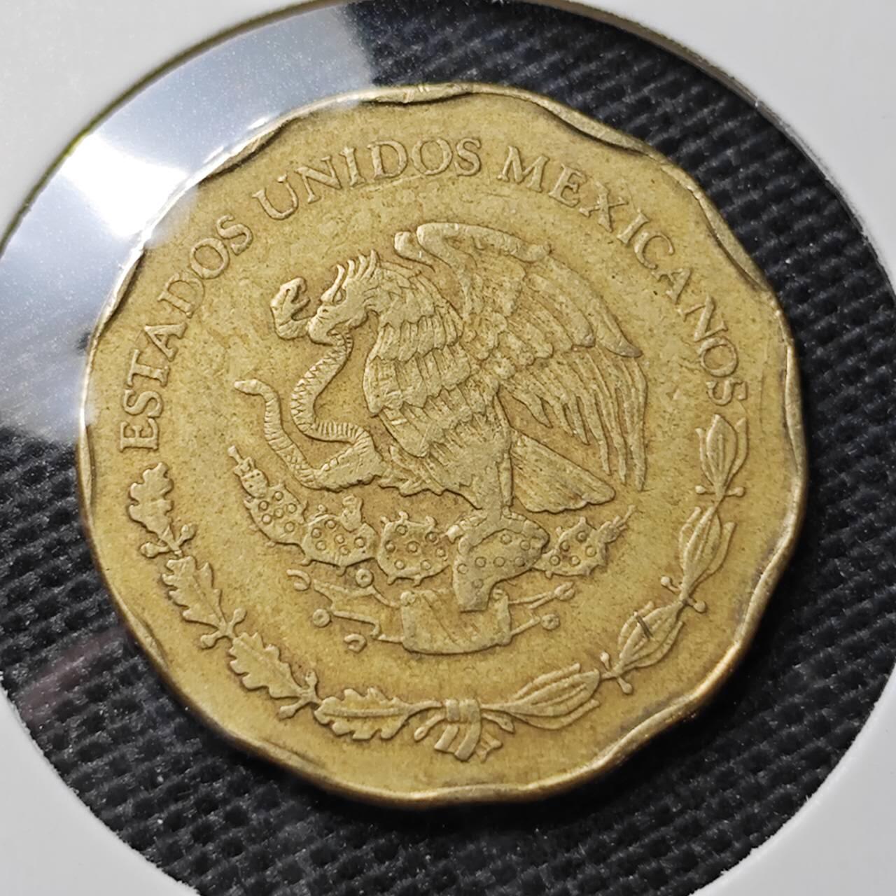 KK钱币收藏小铺 第324期 2月预留时间 周末发货 1992墨西哥50分