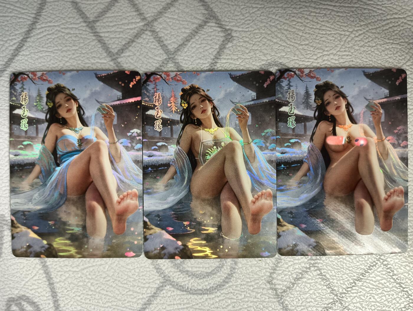 花开卡拍第34期（8月17号周日截拍，品控勿拍!!!拍品不寄存，运费5元，自制卡难免瑕疵，可能存在轻微撞角爆边等出厂瑕疵，品控介意勿拍！）