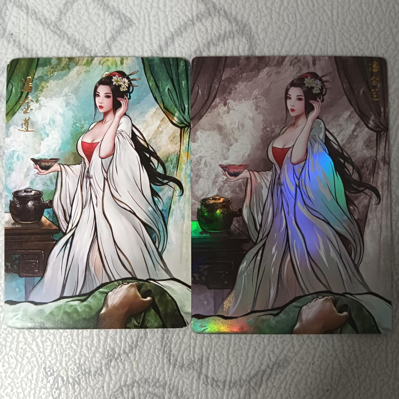 花开卡拍第34期（8月17号周日截拍，品控勿拍!!!拍品不寄存，运费5元，自制卡难免瑕疵，可能存在轻微撞角爆边等出厂瑕疵，品控介意勿拍！）