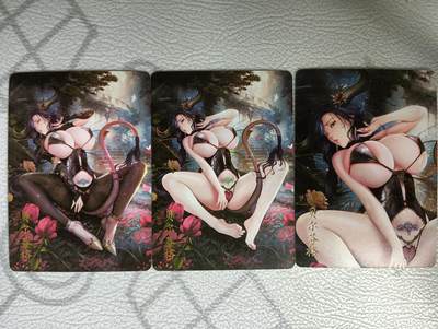 花开卡拍第34期（8月17号周日截拍，品控勿拍!!!拍品不寄存，运费5元，自制卡难免瑕疵，可能存在轻微撞角爆边等出厂瑕疵，品控介意勿拍！） - 焱卡文化 巴丁 七宗罪 懒惰 贝尔芬格 金彩 3张