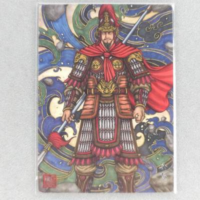 龙虎卡牌第五十场 （无佣金，满120包邮，欢迎送拍，摩点开车） - 普卡 苍海承风满江红 张午胤-岳飞